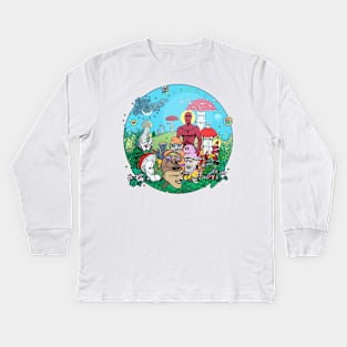 SHROOMYTHOLOGY Kids Long Sleeve T-Shirt